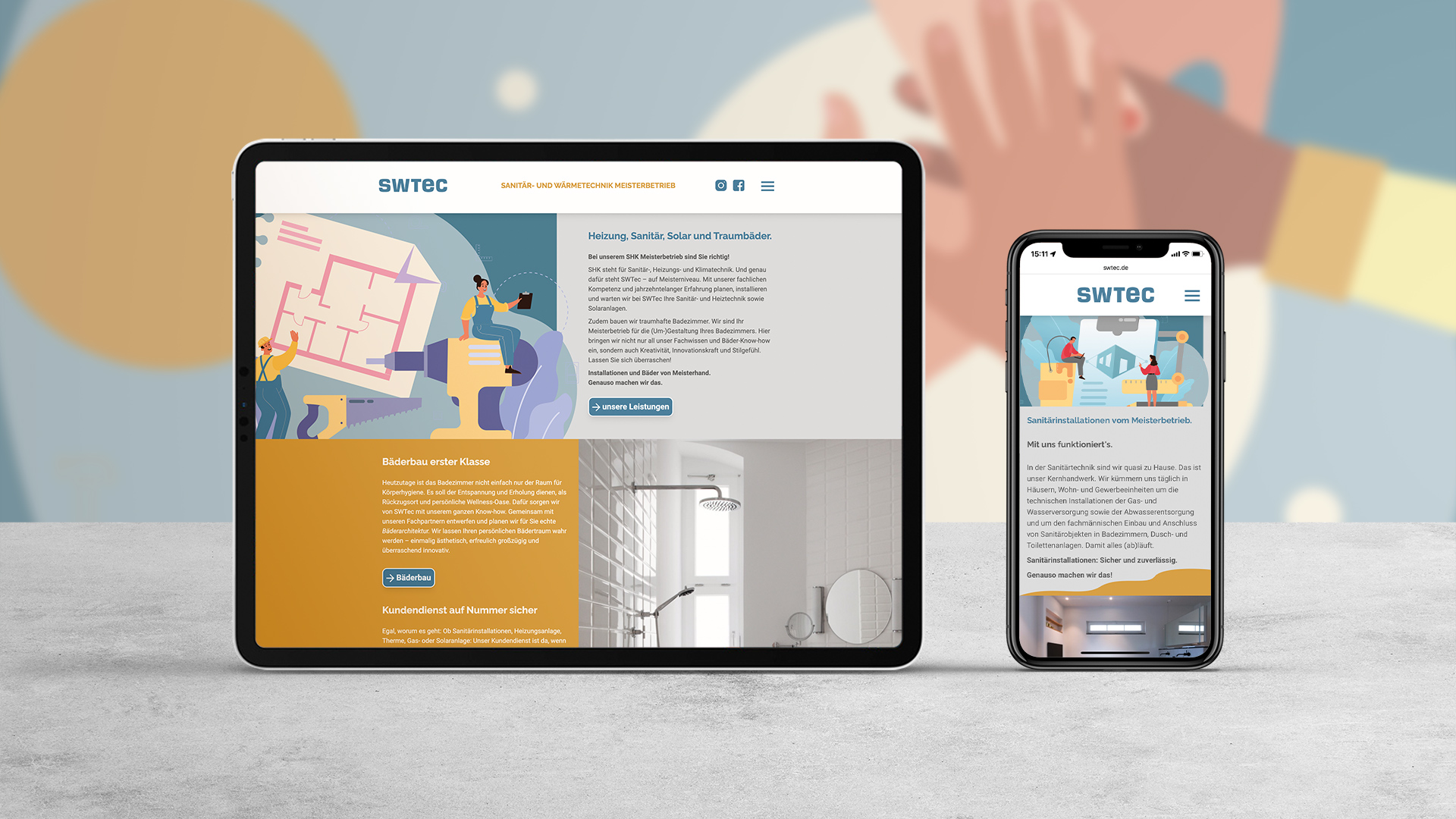 Neue Website für Handwerksbetrieb «SWTec»